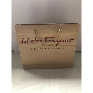 Salvatore Ferragamo Reusable Paper Shopping Bag 14" x 16" x 3"